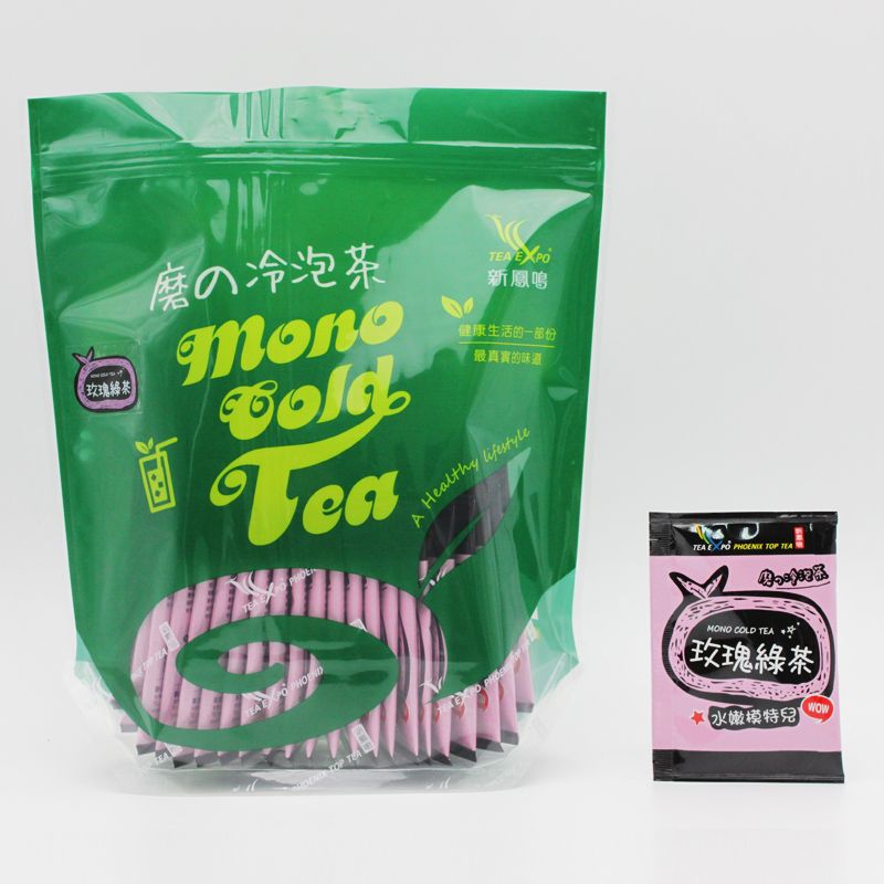 磨的冷泡茶-玫瑰綠茶30入