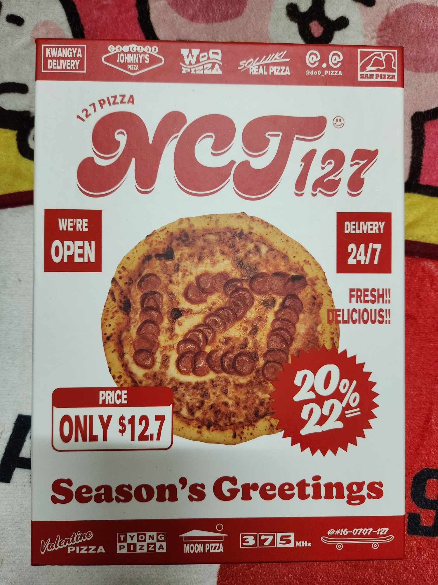 （有全員特典）NCT 127 2022 SEASON’S GREETINGS 年曆（點開有內容物照片）