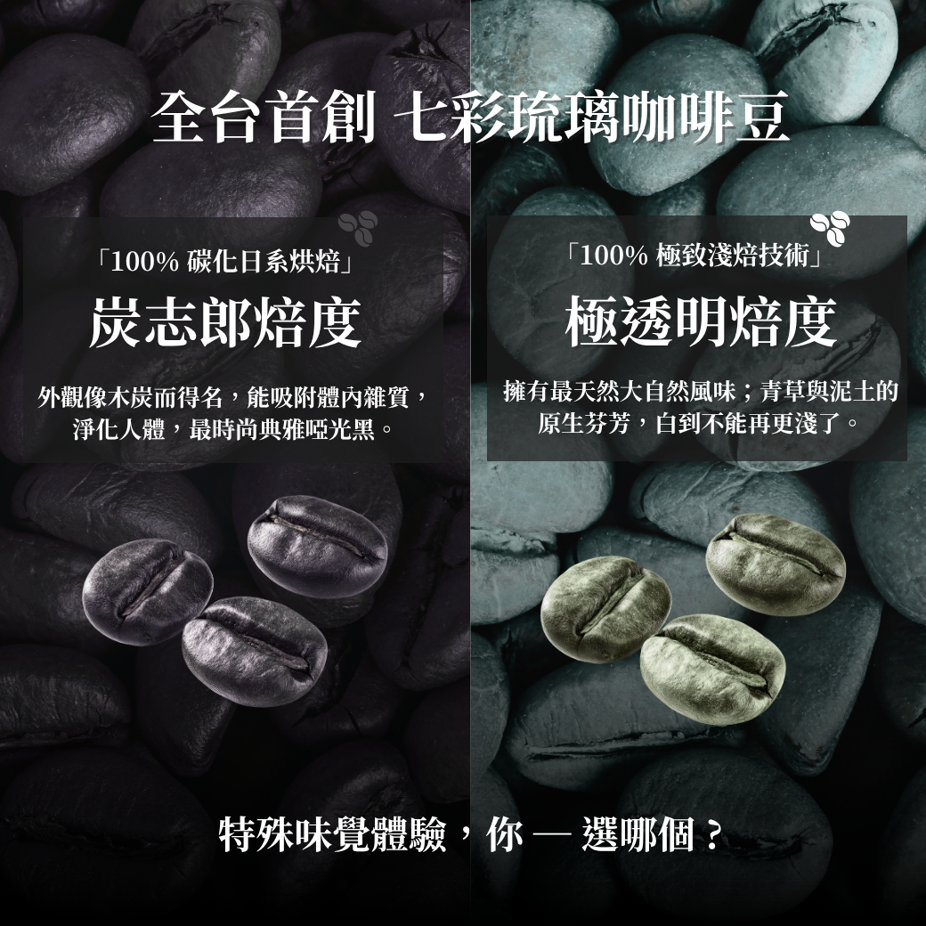 全台首創!!! 七彩琉璃咖啡豆 【每人限1款，限量愚人節驚喜】