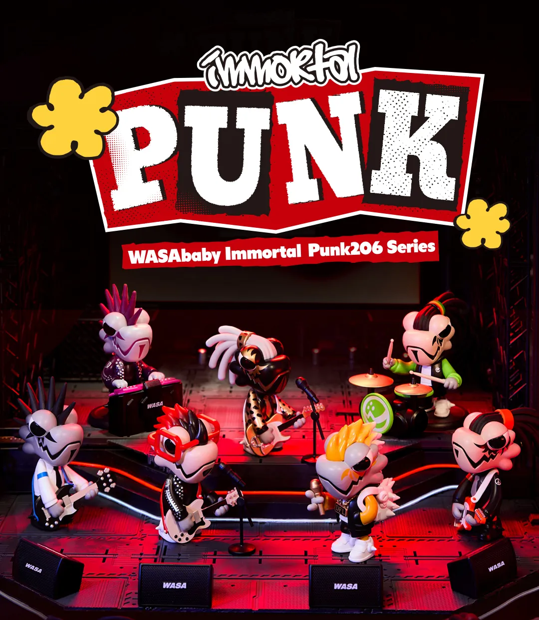 現貨-WASA龍 變色龍 朋克龍系列 車載龍共用底座