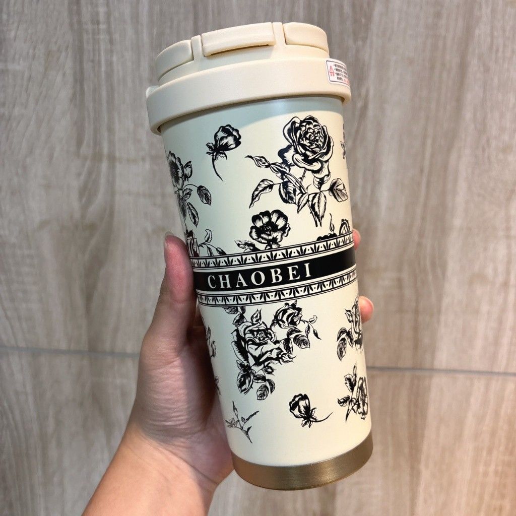 玫瑰花系列 陶瓷內膽 保溫杯520ML #售完隨時結單