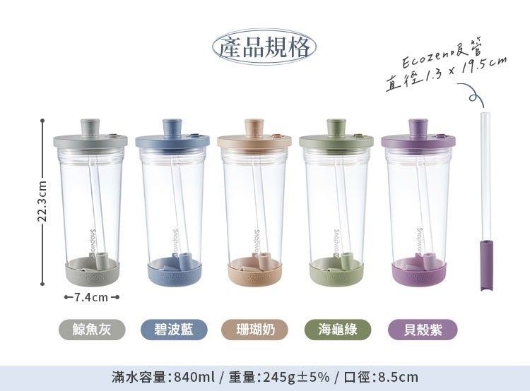 美國康寧 跳跳透明吸管杯系列 840ML（U80144）#售完隨時結單 #0610中午1200結單