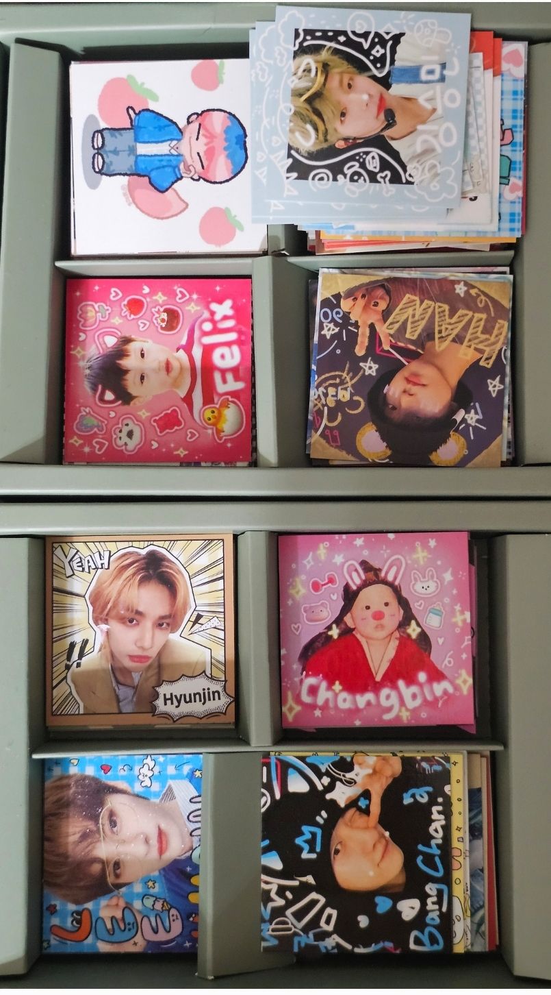 skz自印周邊賣場 ＞ 小方卡（隨機發貨，每張小方卡附贈一張封口貼）