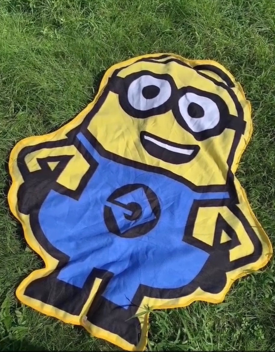 小小兵150*100cm搖粒絨毯毯