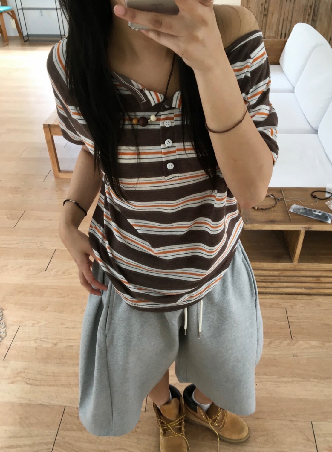 小男孩風橫條紋t🐡