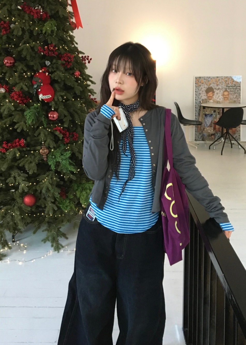 糖果條紋織感上衣🍭