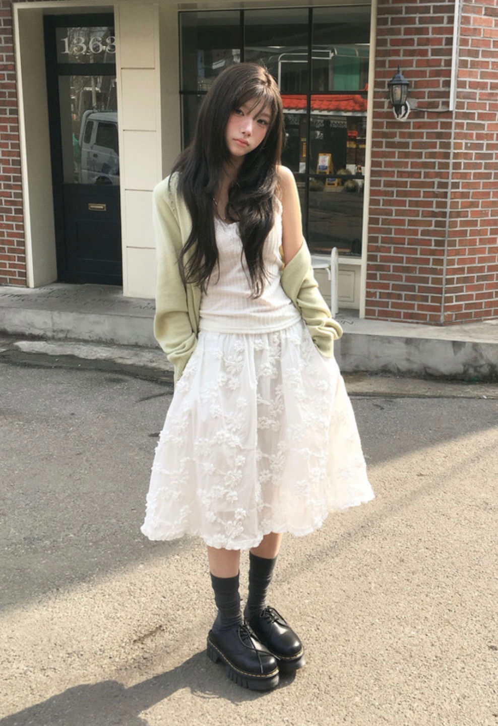 緹花立體澎澎裙💐