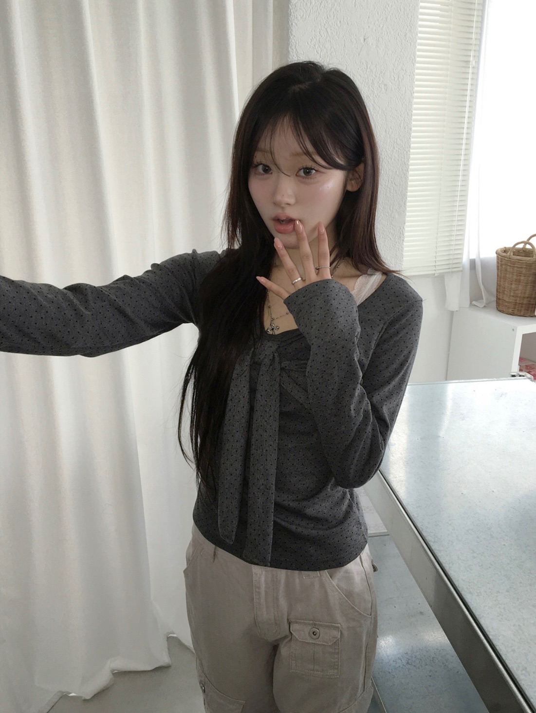 小波點綁帶上衣🐈‍⬛