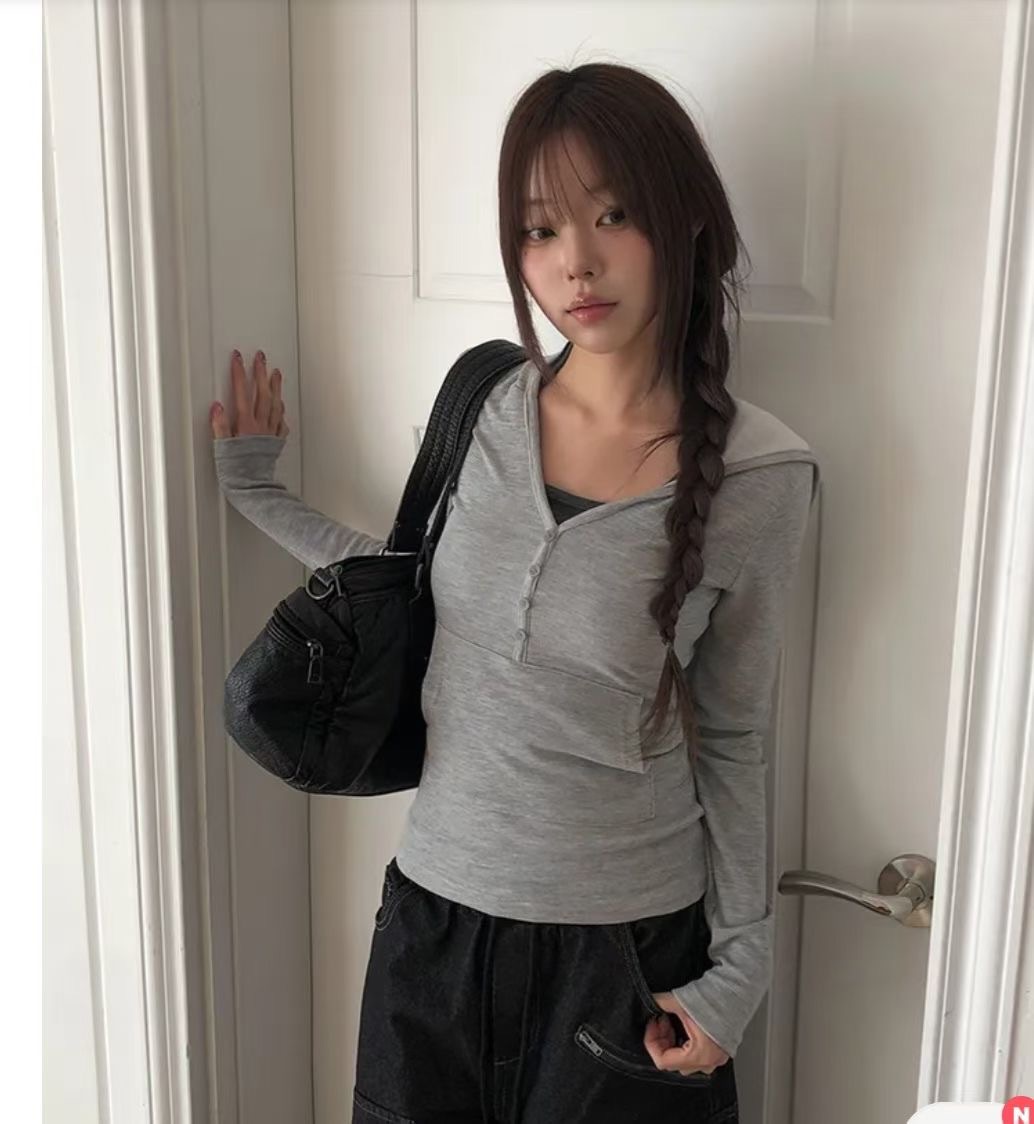 簡約口袋連帽set🐇