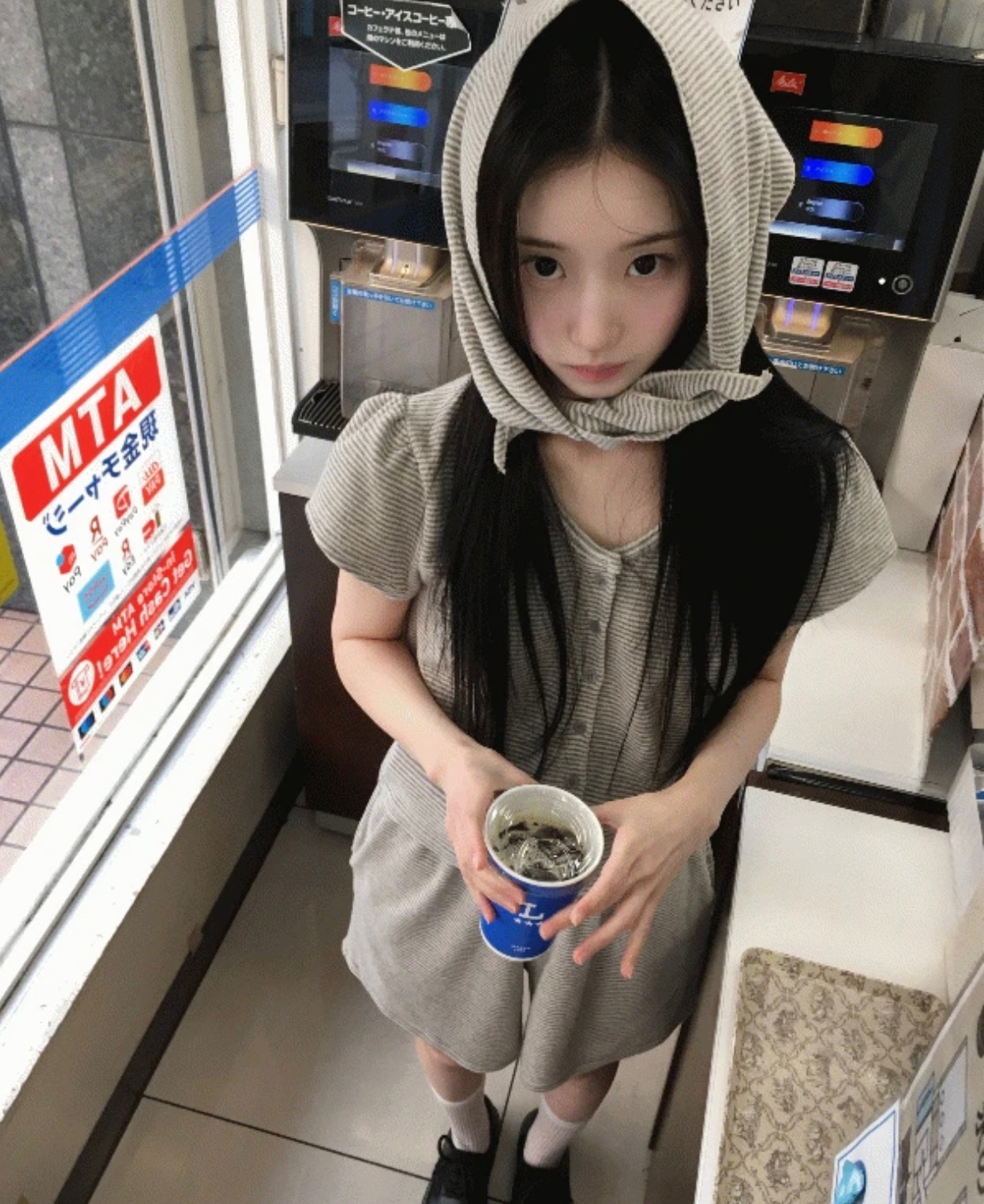 細條紋休閒套裝🩶