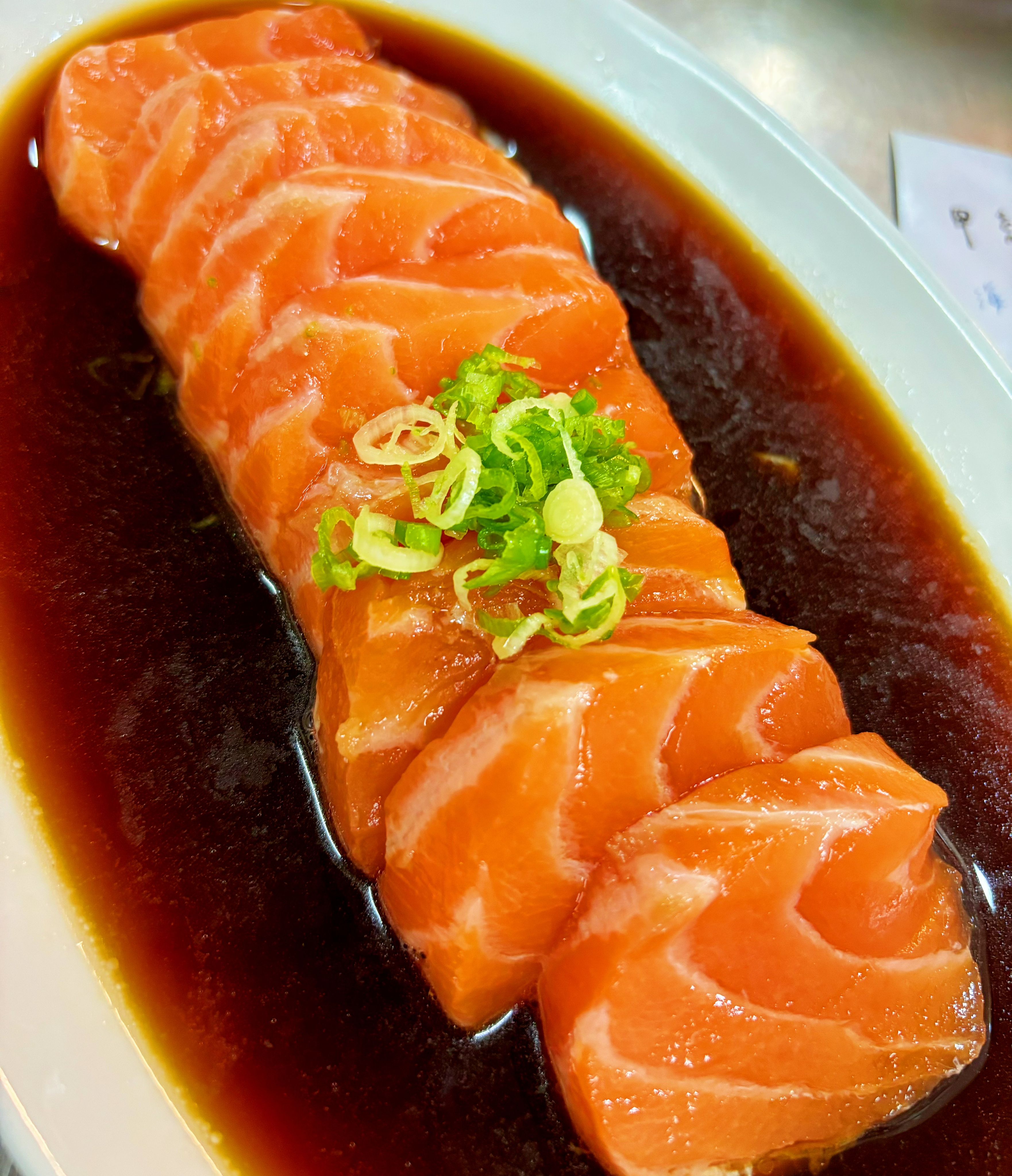 鮮甜特製生醃鮭魚/極品手殺鮭魚 甲殼學-生醃餐廳
