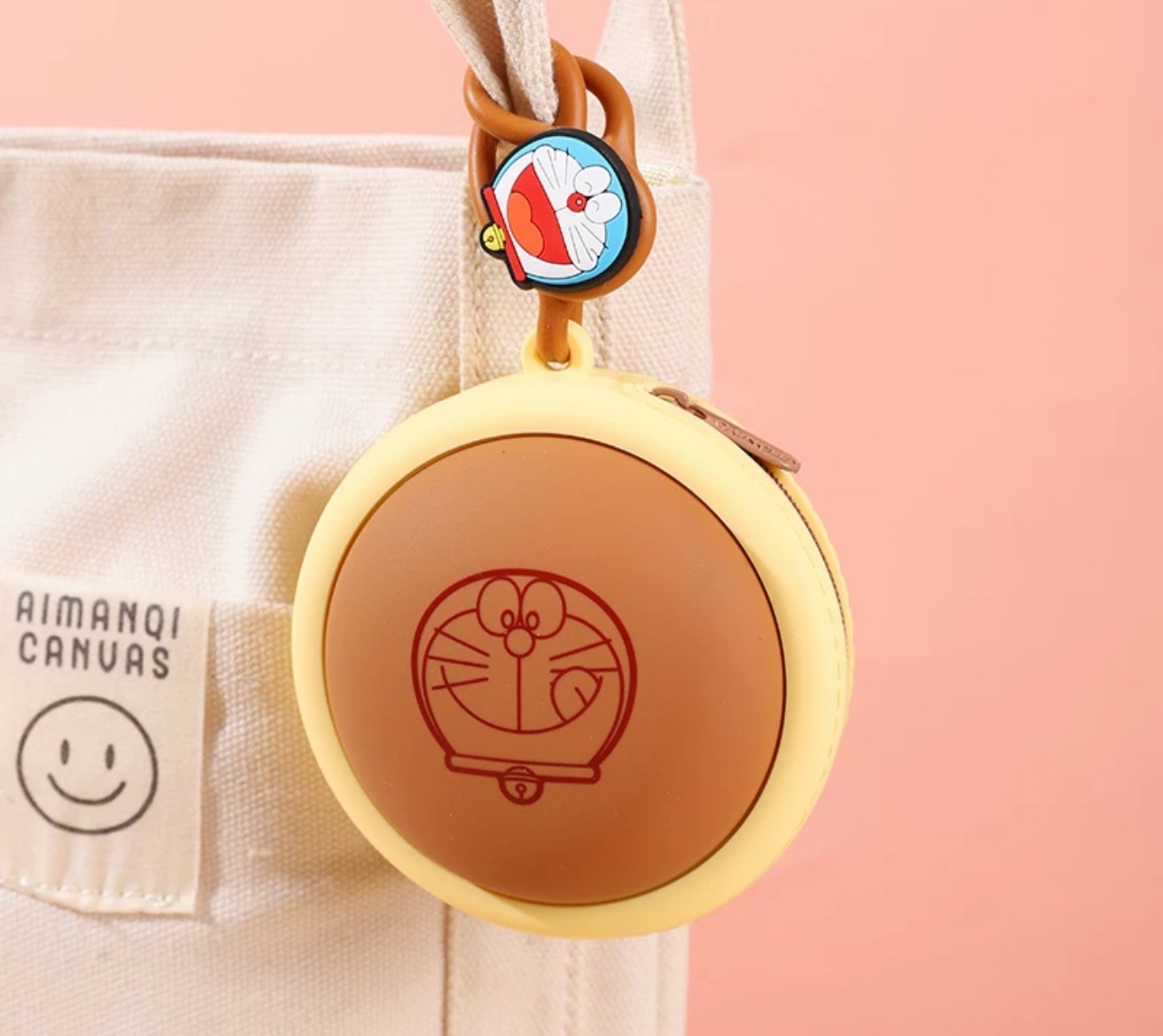 日本Doraemon 矽膠零錢包