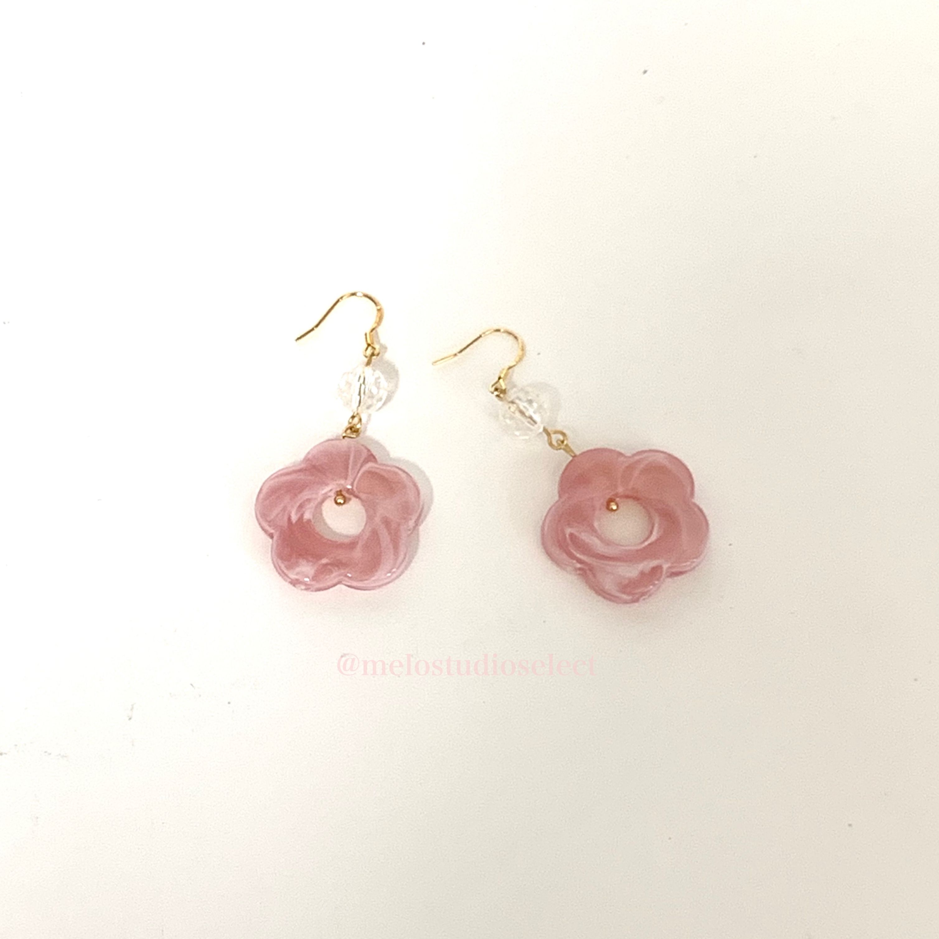 floral earrings 現貨