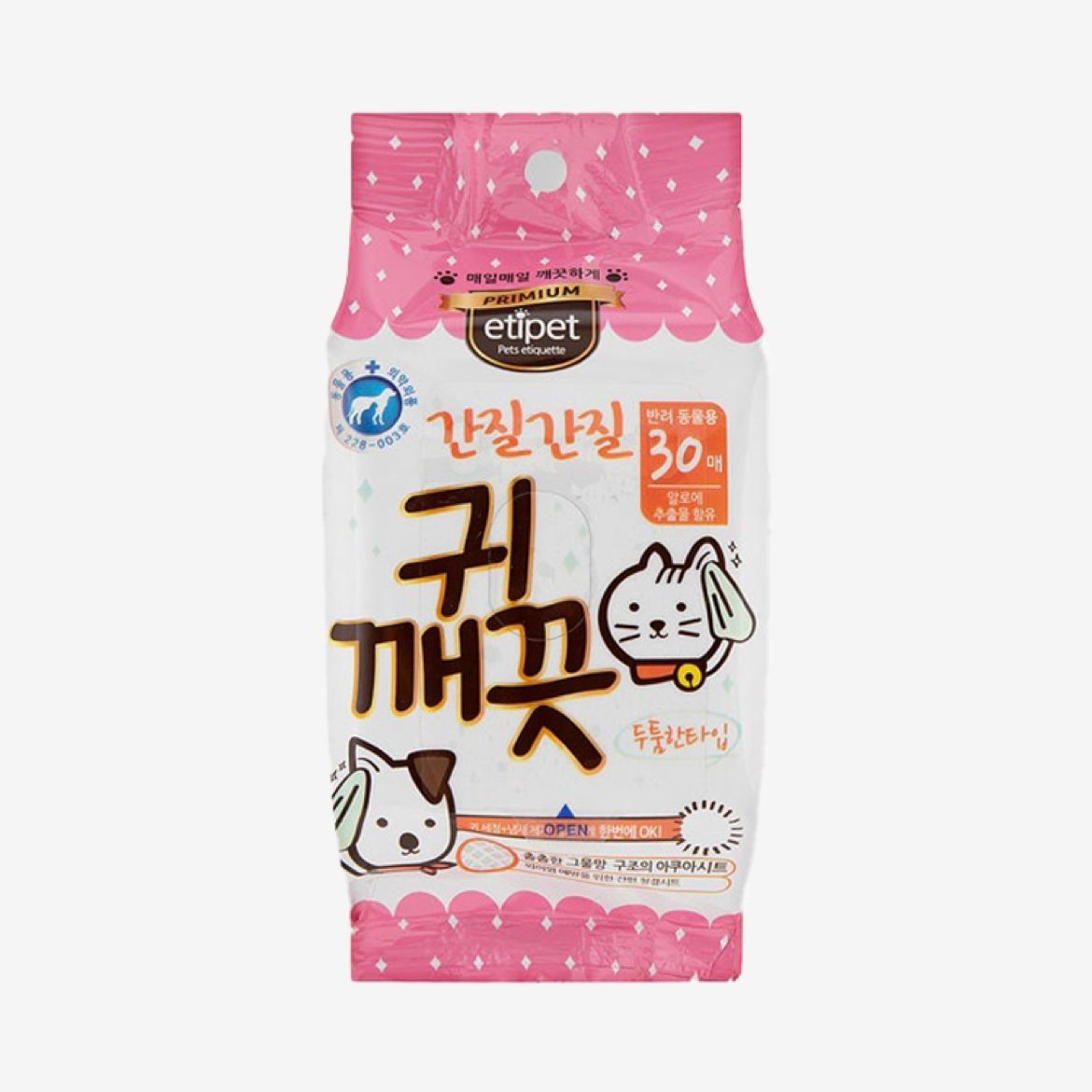【🇰🇷韓國代購】寵物潔耳液濕巾