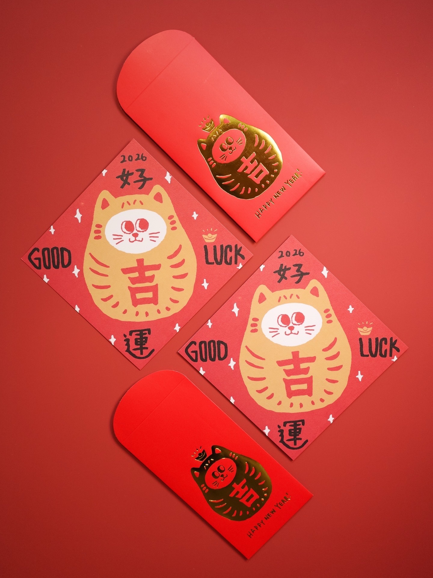 春聯、紅包袋、圍巾、小背袋🌟2/14下單，週一前會到！我隨時都在線上回覆訊息，有問題直接私訊IG！