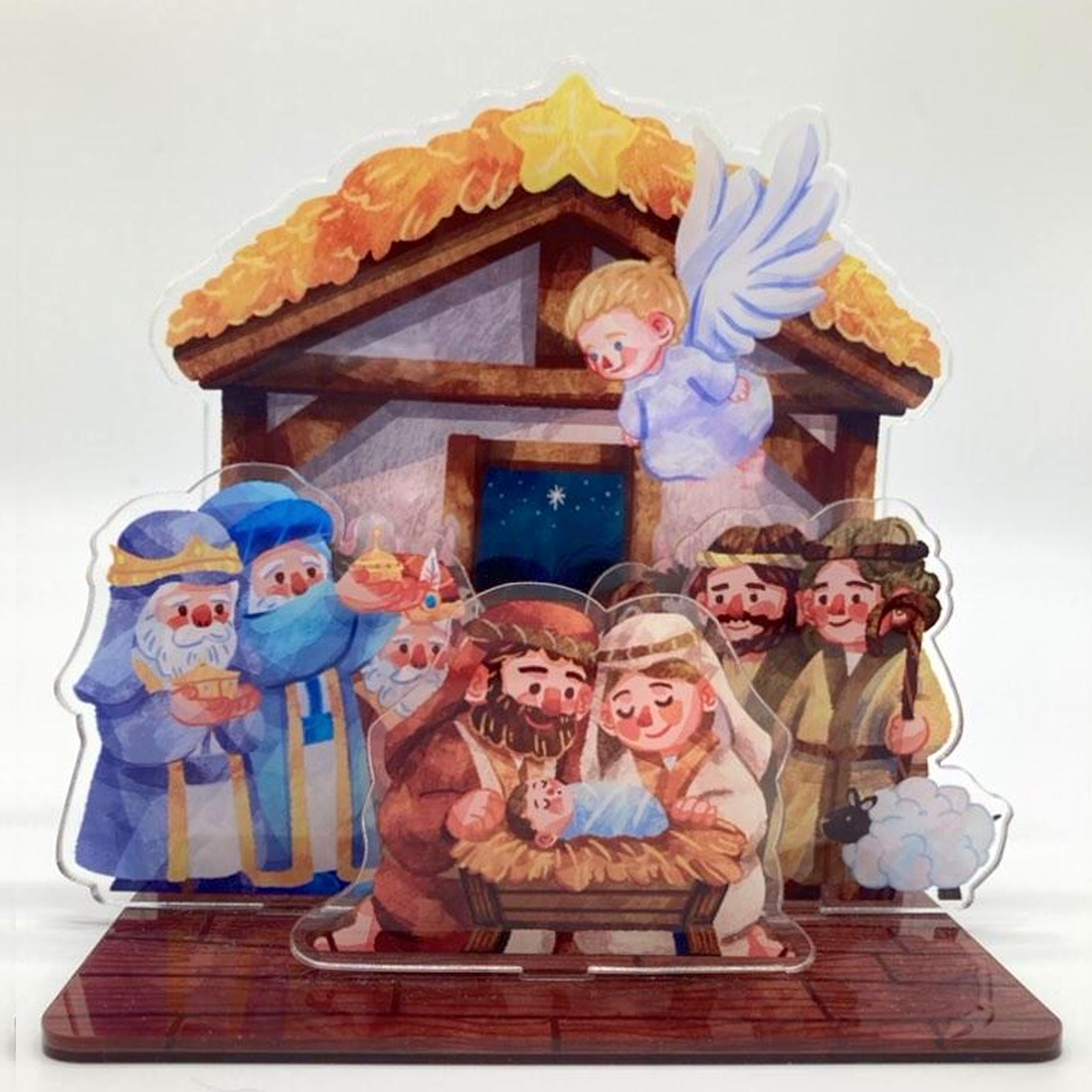 擺飾客店馬槽15*15cm