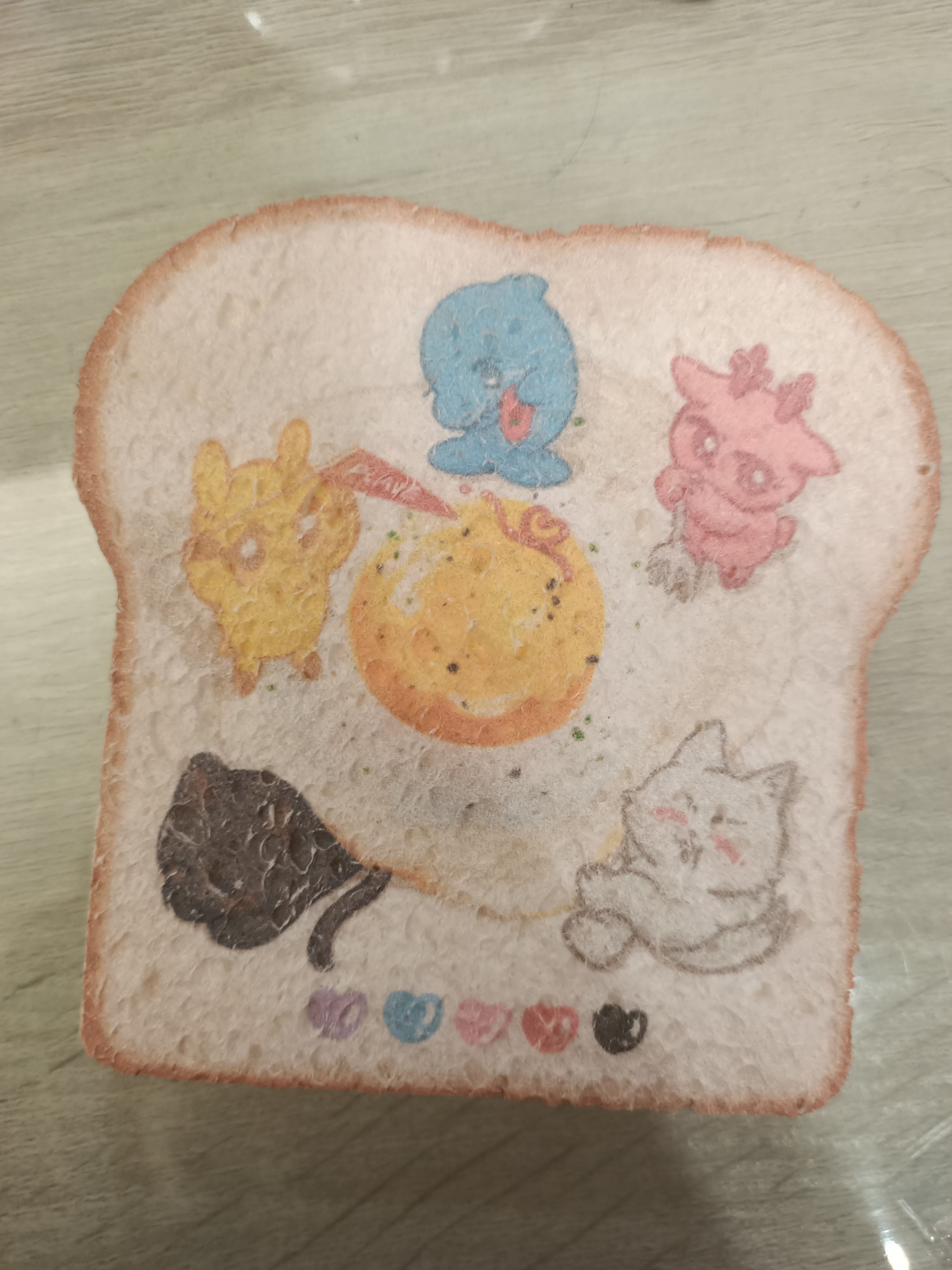 吐司海綿（它是海綿啦但是長得像吐司XD）