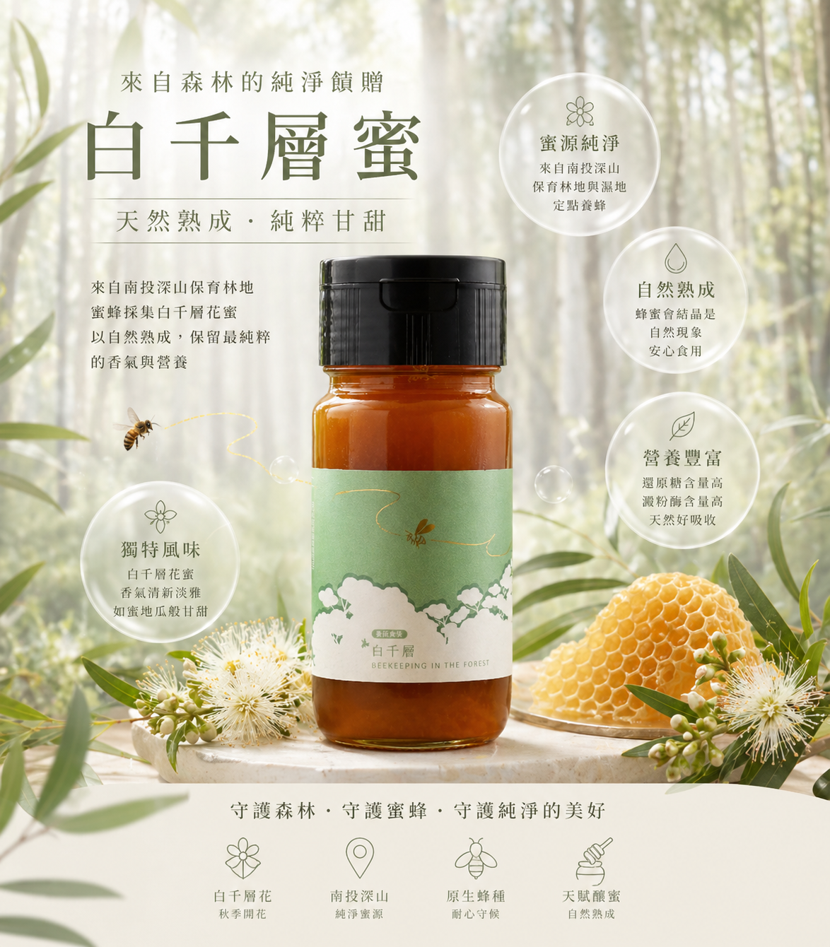 蜂神 白千層蜜 台灣的麥盧卡蜜