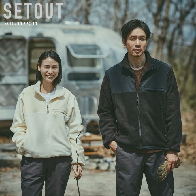 日本 Setout 男女同款 HINATABOCCO® 刷毛外套