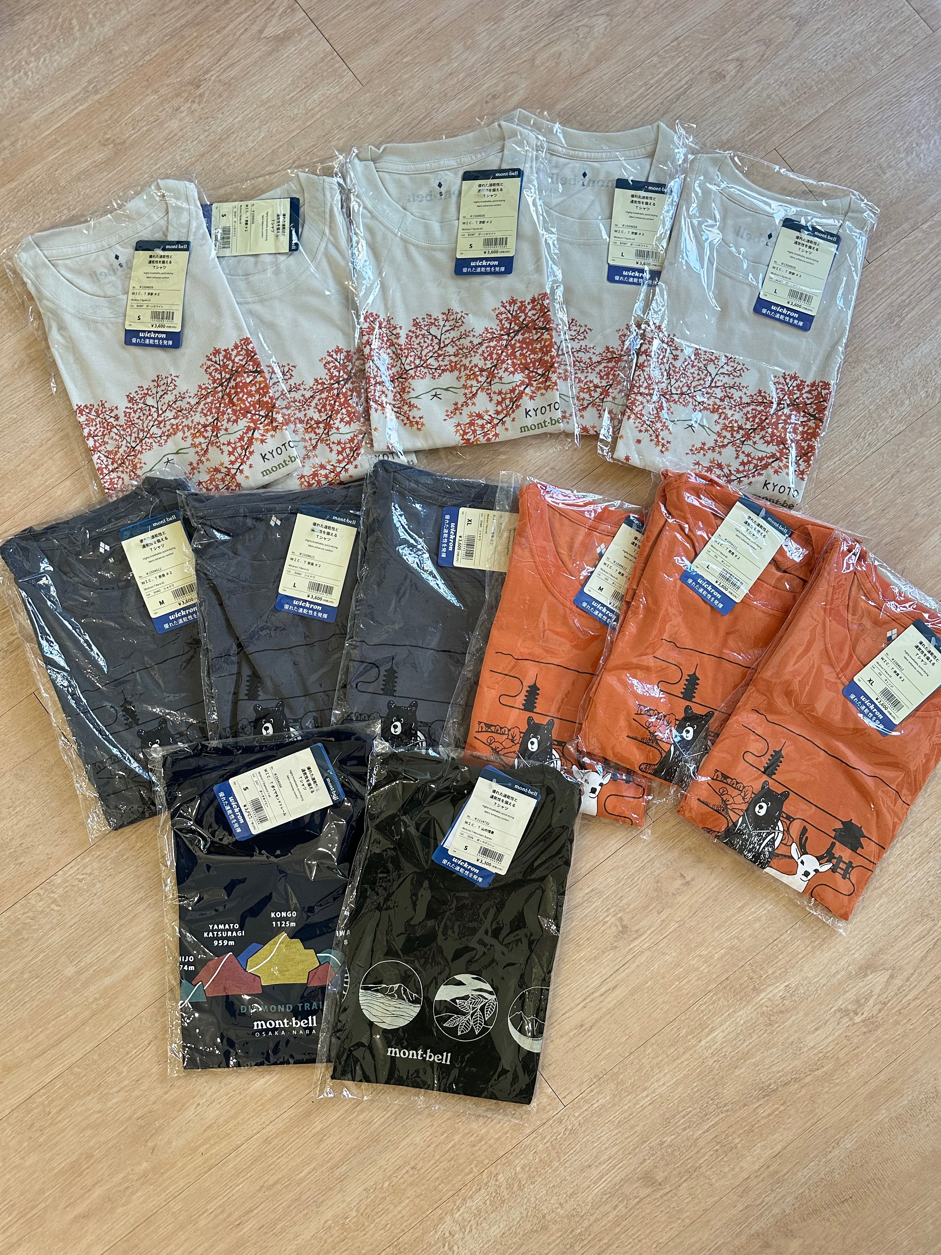 mont-bell WIC 短T Unisex男女兼用版