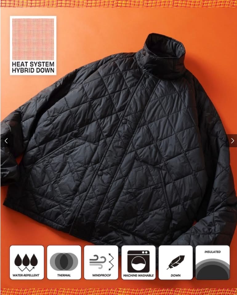 日本選貨店 混和保暖翻領外套