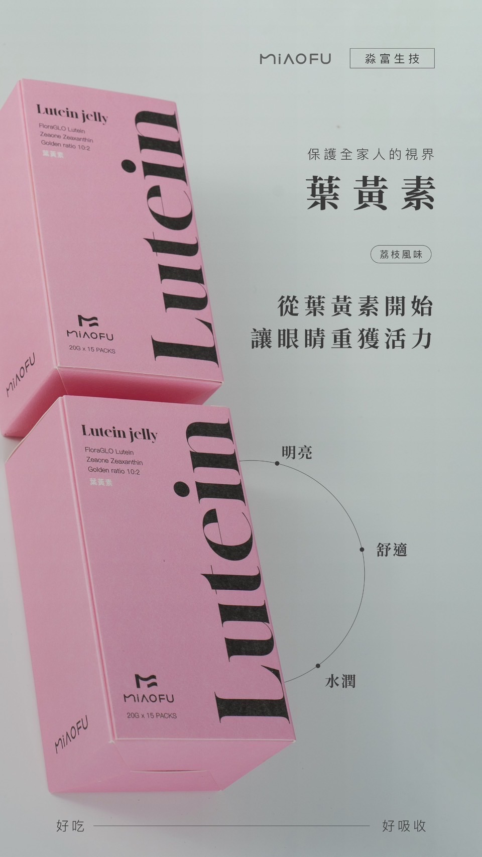 仙女凍-葉黃素晶翠凍 荔枝口味 葉黃素 （15入/盒）金盞花 玉米黃素 保健食品 營養品