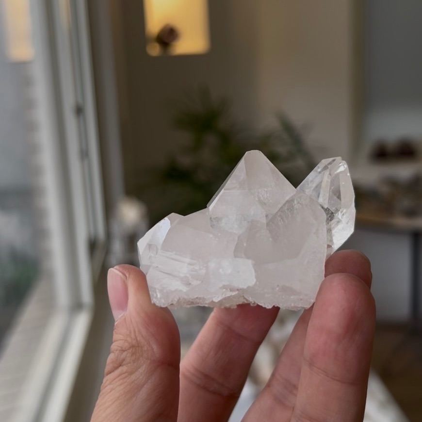 好能量x淨化力強的白水晶簇_A017，排負能量＆顯化必備