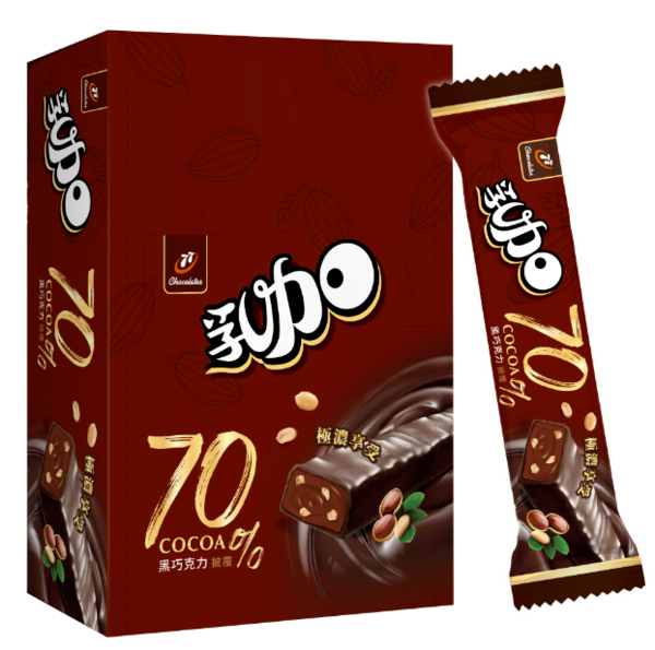 【太后呷】77乳加/70%極濃黑巧克力/28g