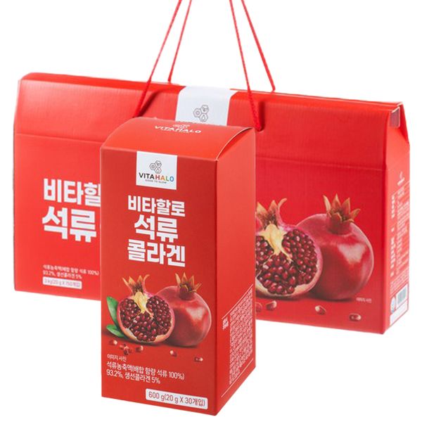 【太后呷】韓國/VITAHALO/石榴膠原蛋白果凍條/600g