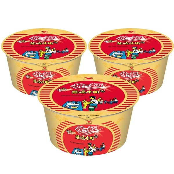 【太后呷】統一蔥燒牛肉麵/90g*3入