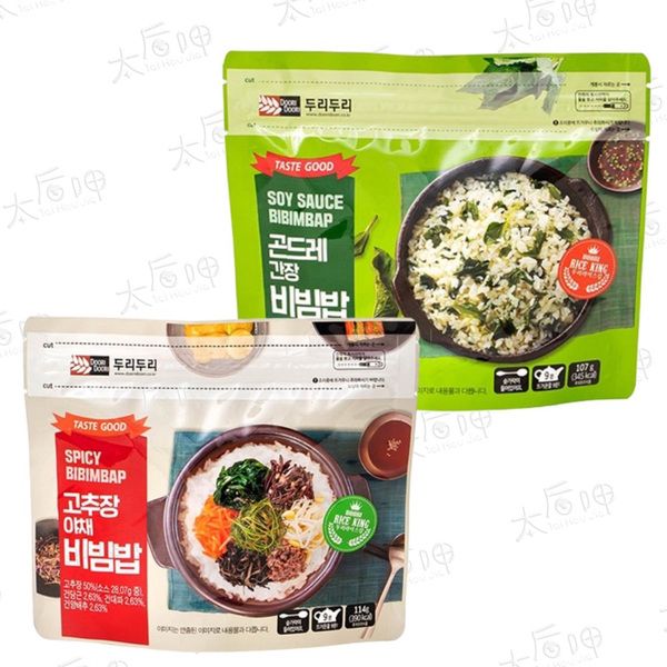 【太后呷】Doori Doori山薊菜醬油風味拌飯/辣椒醬蔬菜拌飯