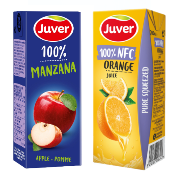【太后呷】Juver/茱兒/蘋果汁/柳橙汁/200ml