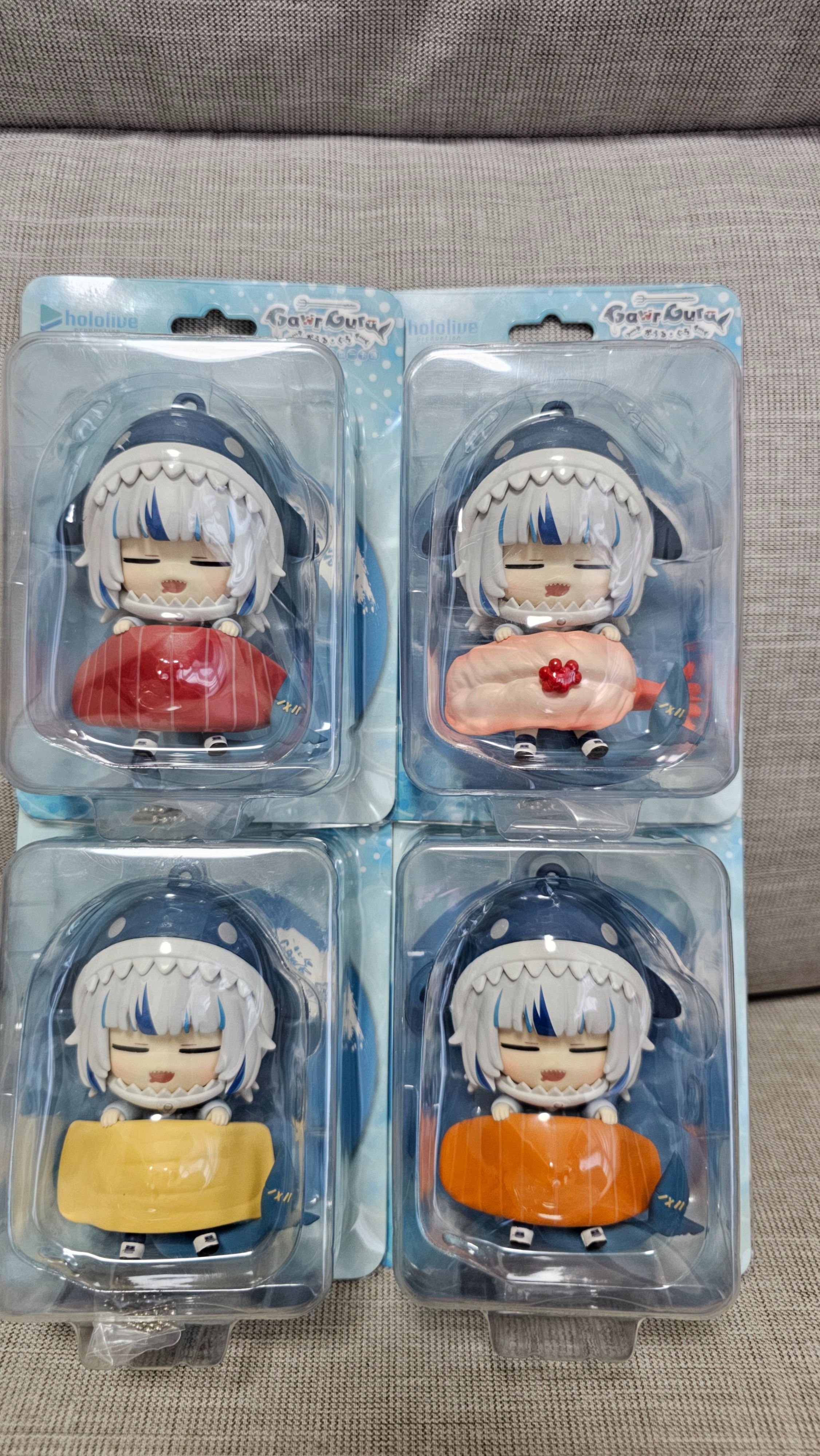 hololive production Gawr Gura 壽司小被被造型一卡通