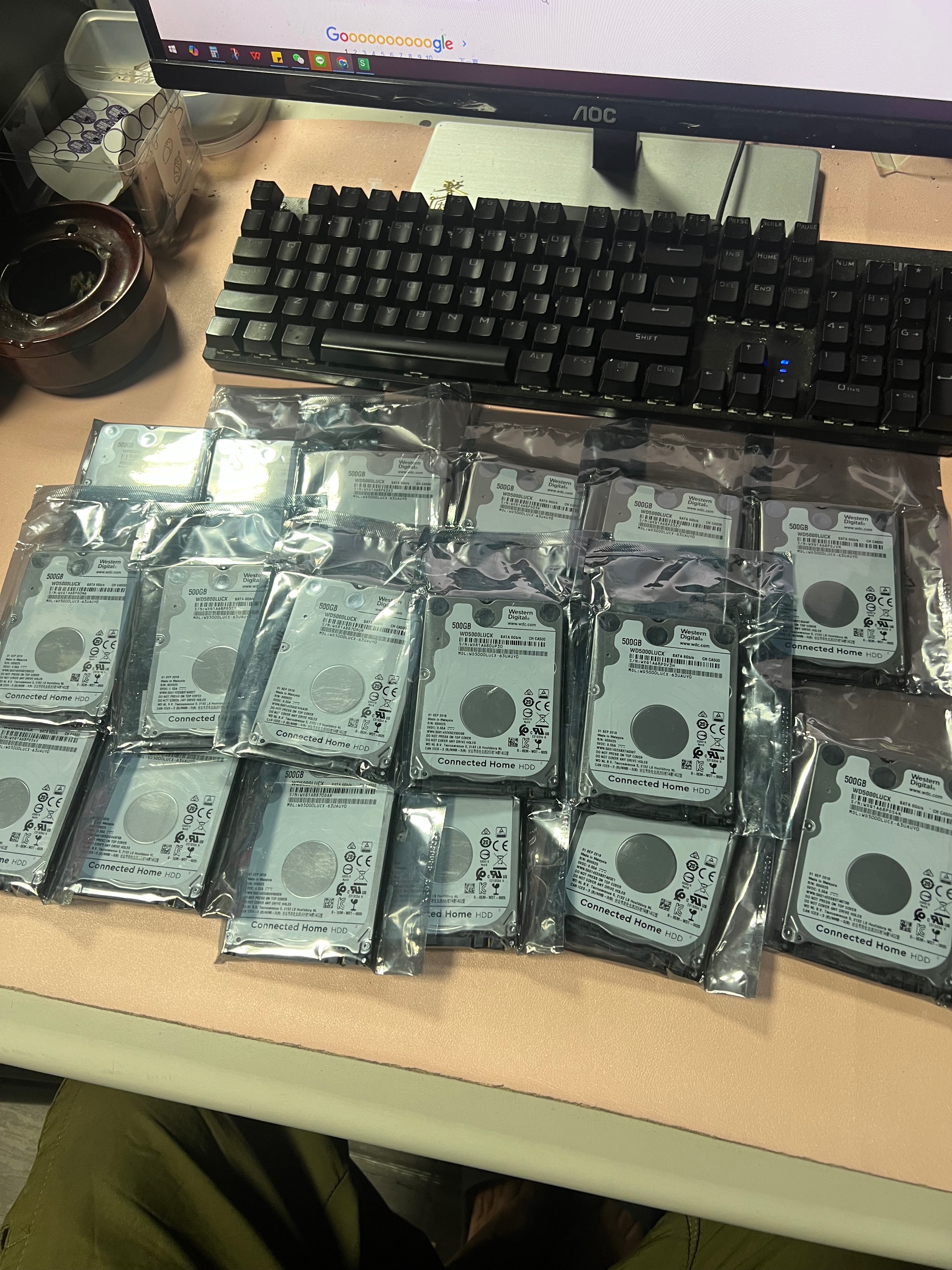 2.5吋/全新/SATA/500gb/WD/WD5000LUCX/數量有限要搶要快