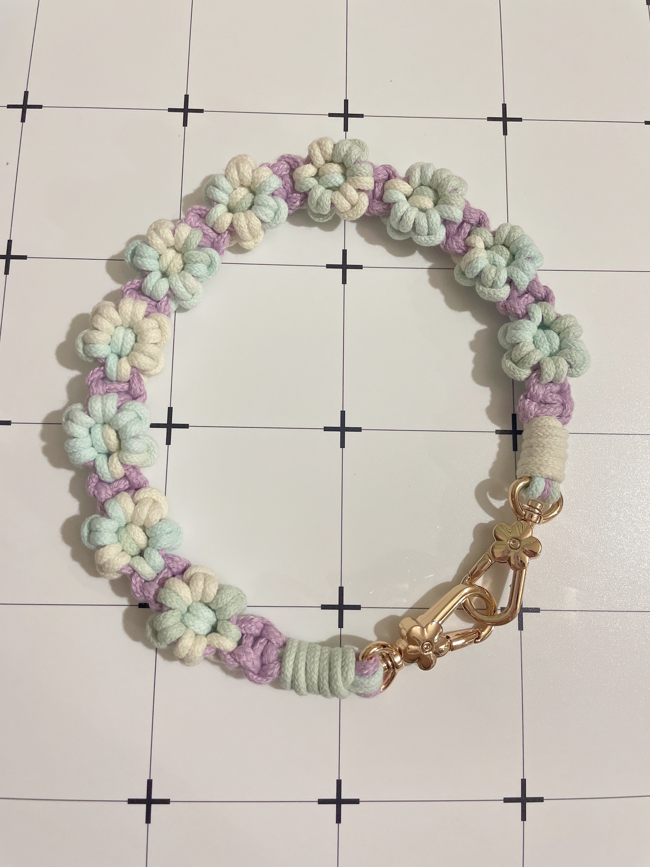 芋頭雪花冰手機掛繩 手機手腕繩 手腕鏈