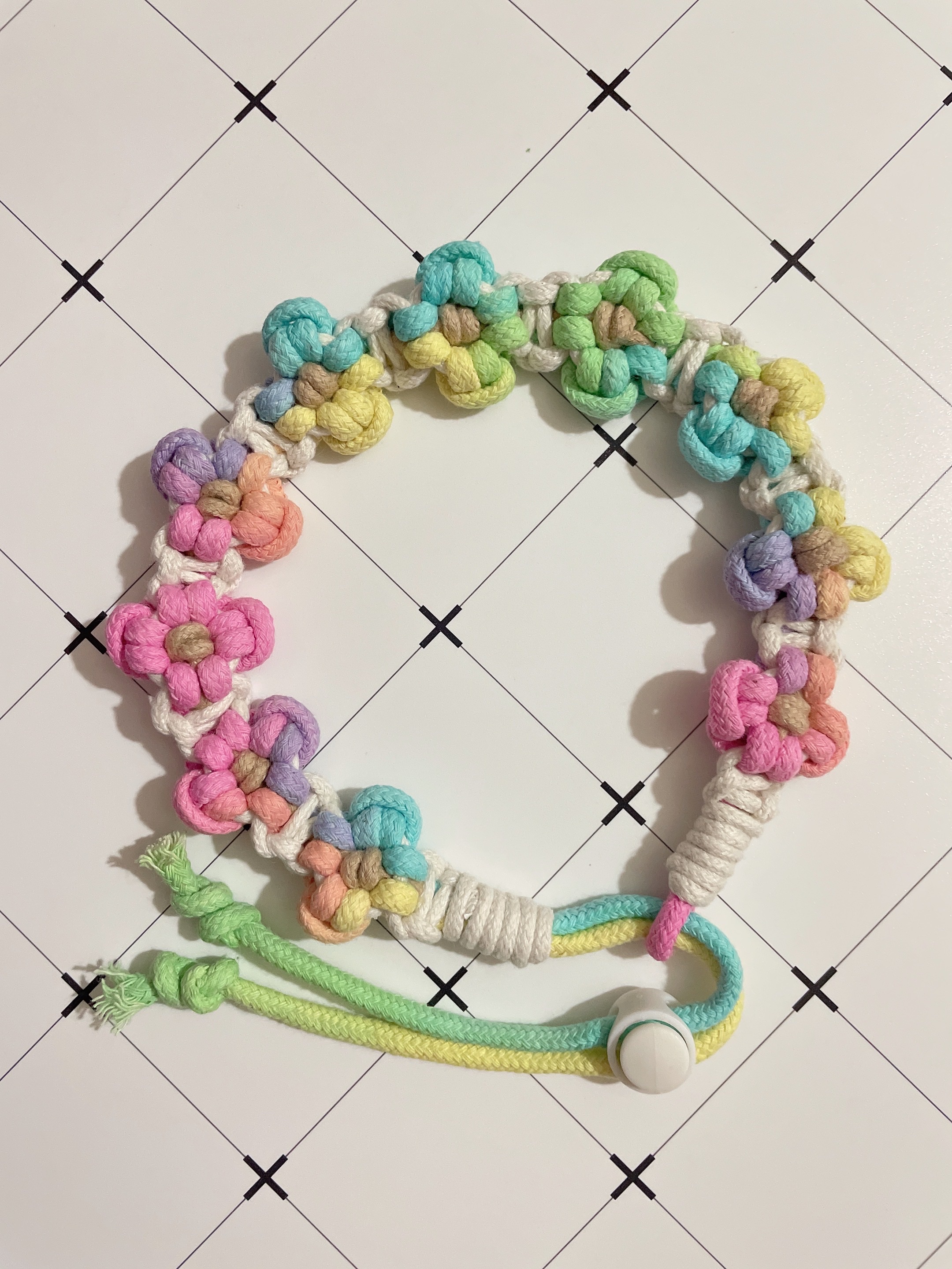 售完可訂製/漸層手工編織飲料帶 飲料繩 裝飲料的大小自由調節