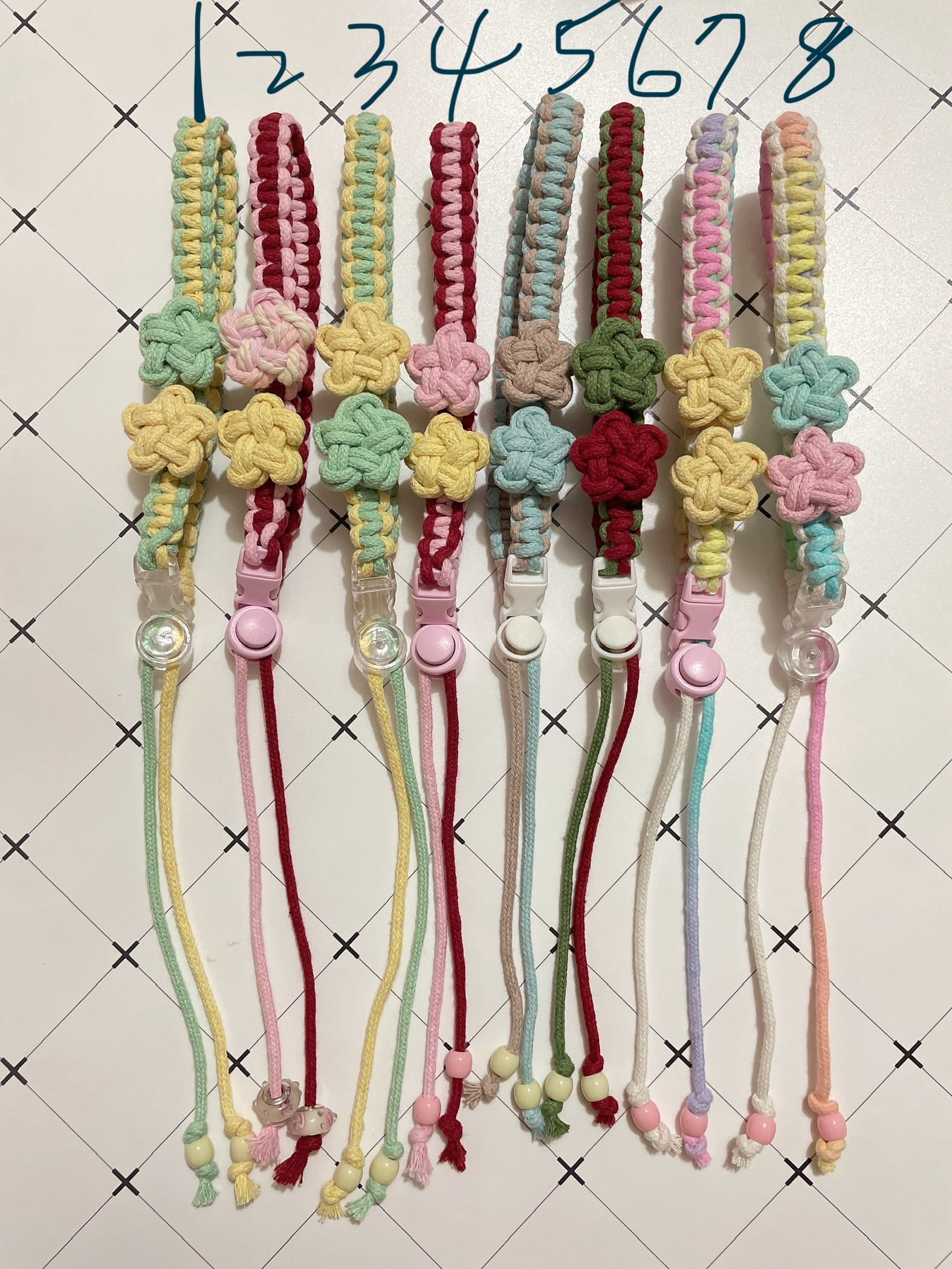 手工編織飲料繩 星星飲料繩