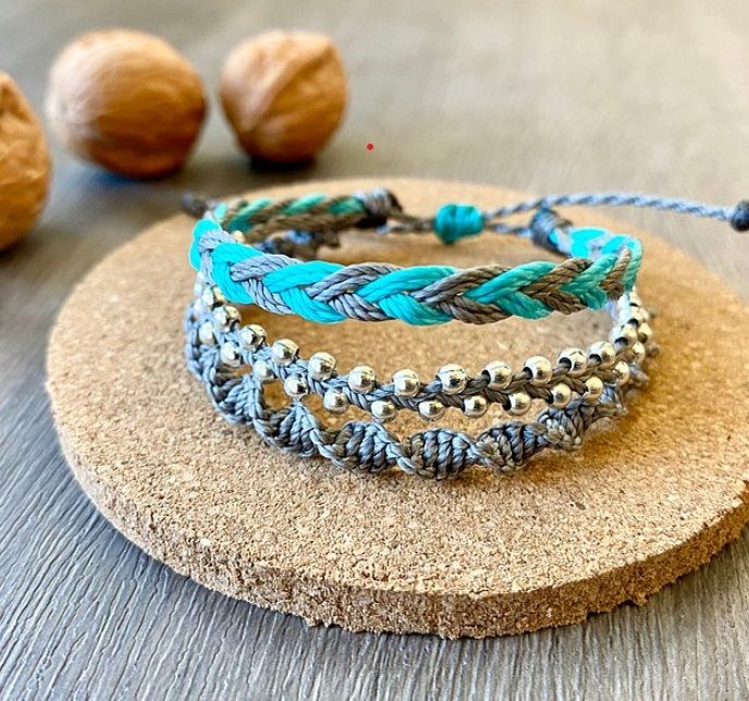 手工飾品 | 蠟線衝浪手環腳環 - CS3362