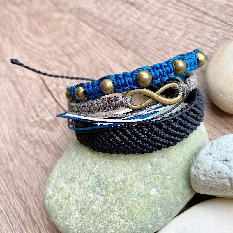手工飾品 | 蠟線衝浪手環腳環 - CY4251