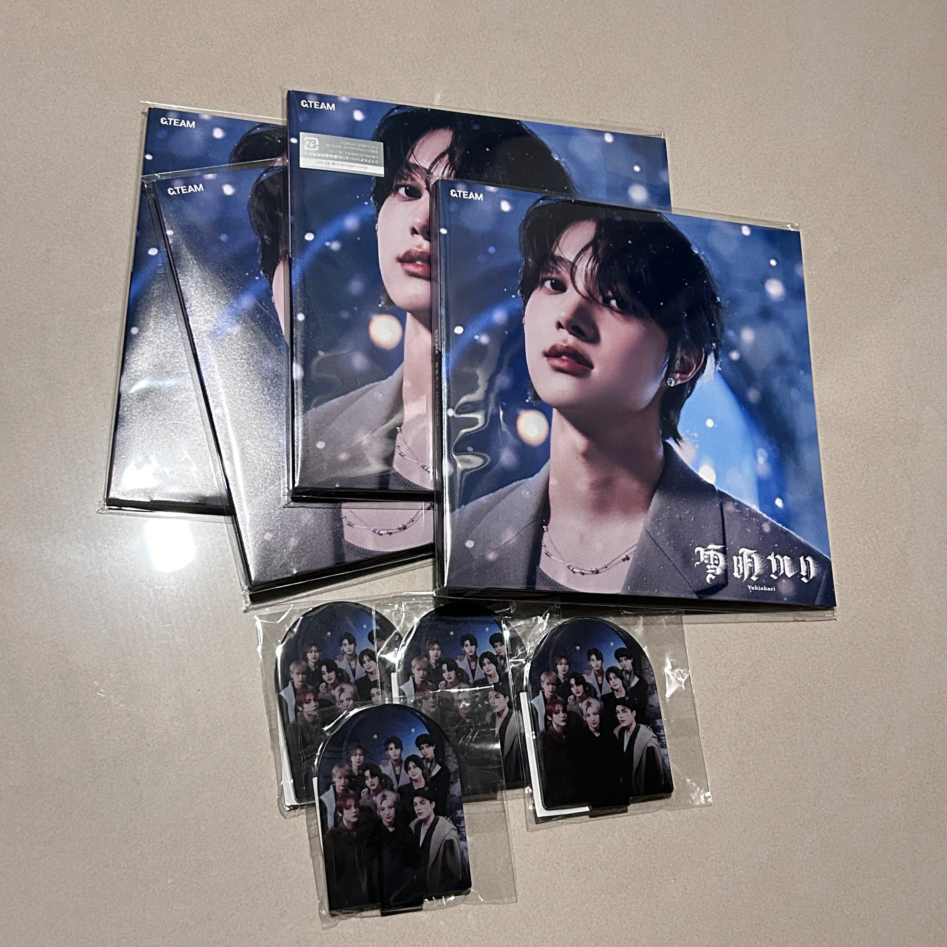 正規二輯 雪明單封EJ、通路立牌、明信片