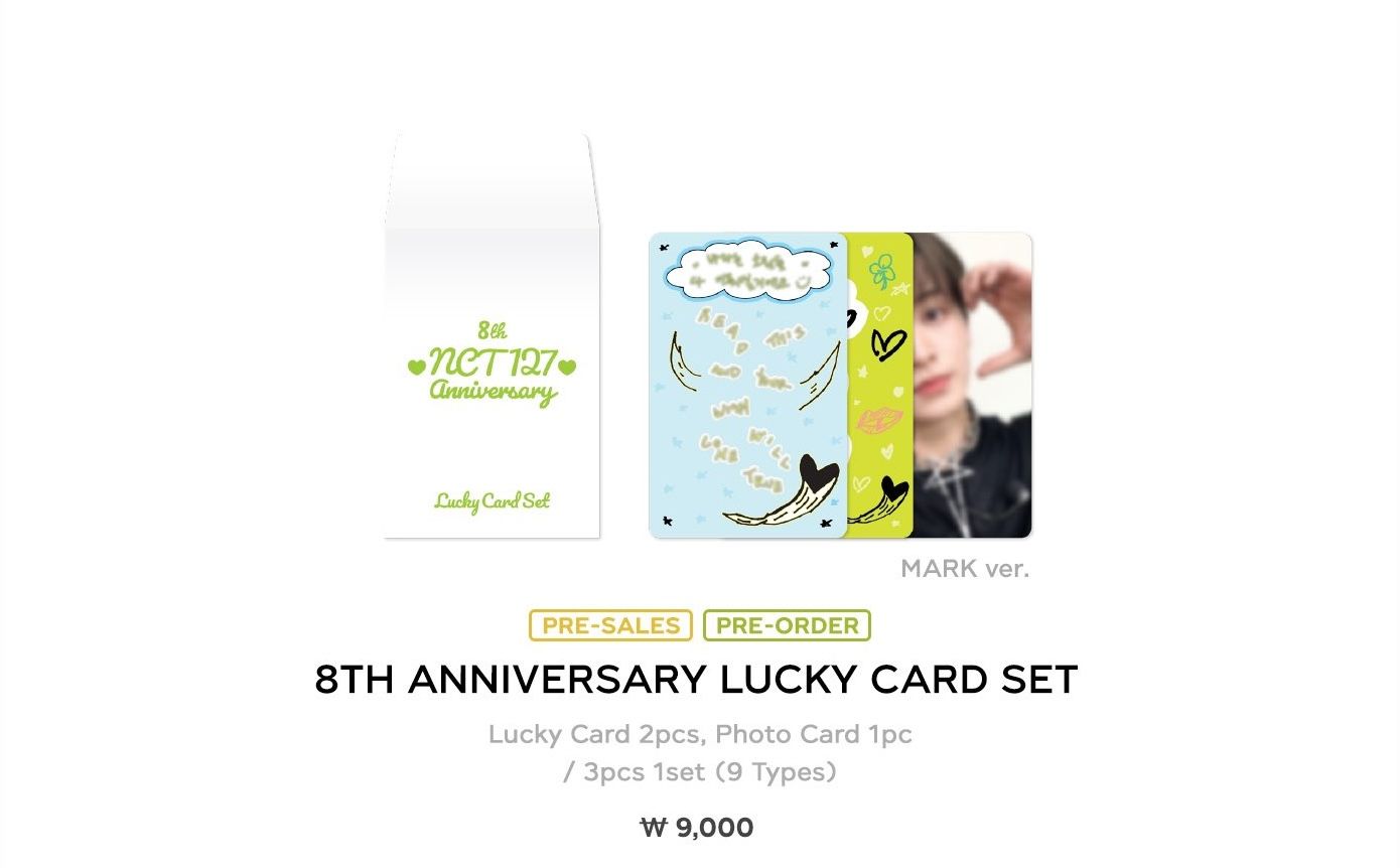 NCT 127 8th Anniversary-LUCKY CARD SET｜