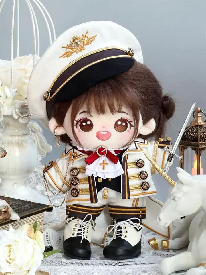 [20公分] 騎士信條 有鞋+帽+星星耳環