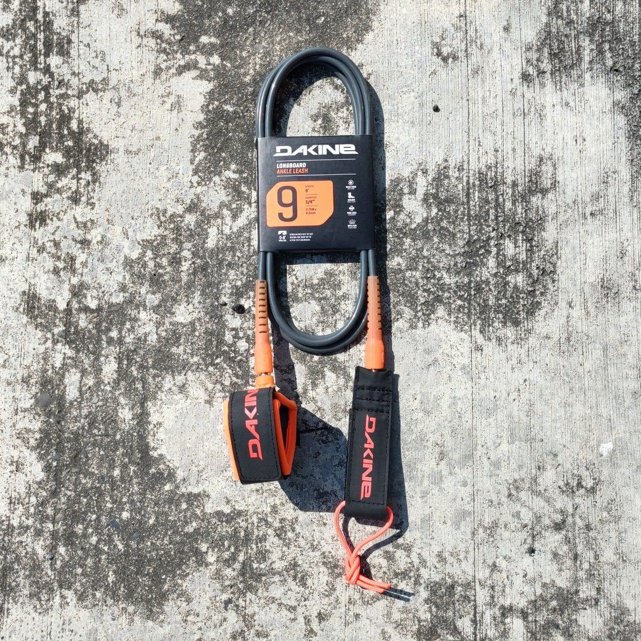 【4Kids衝浪】Dakine Longboard Ankle 9FT X 1/4IN 衝浪長板 腳踝腳繩-9呎