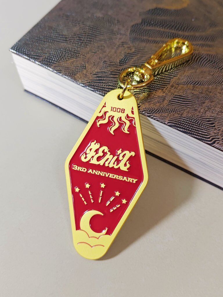 三周年金屬鑰匙圈