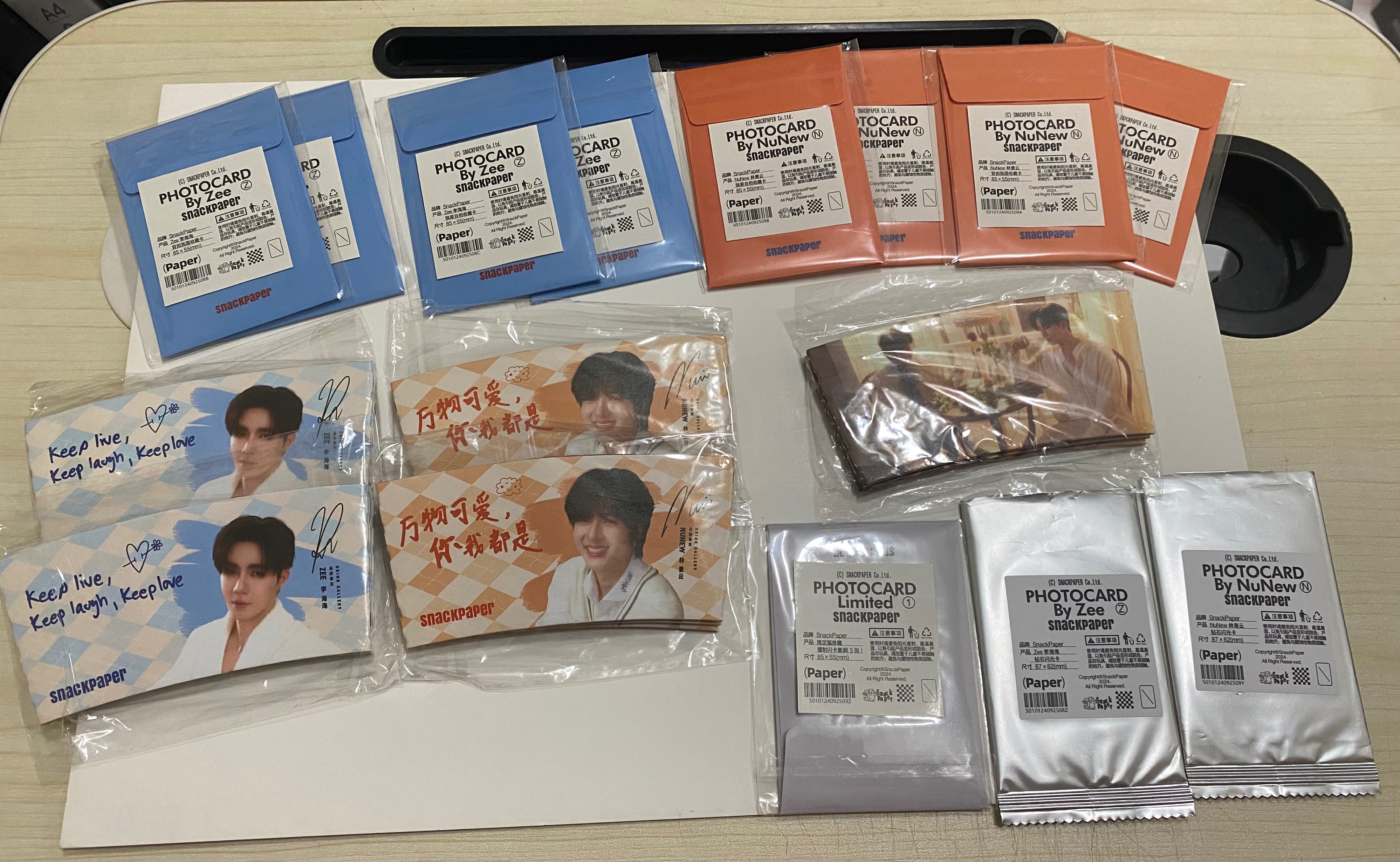 ZeeNuNew SnackPaper咖啡 中國推廣周邊散賣