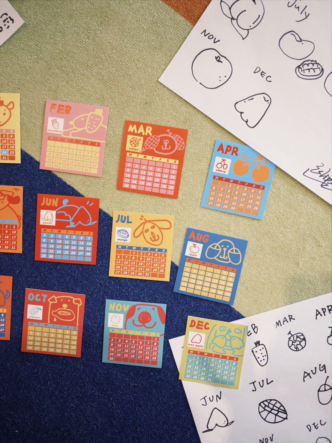 水汪汪汪汪月曆🍊🐶