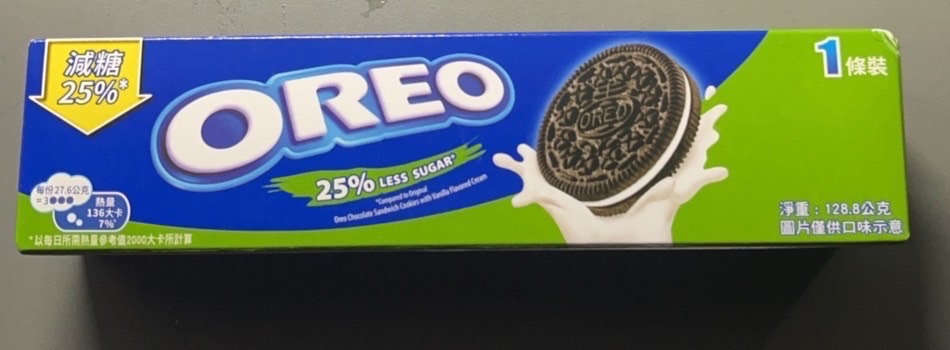 OREO 25%減糖