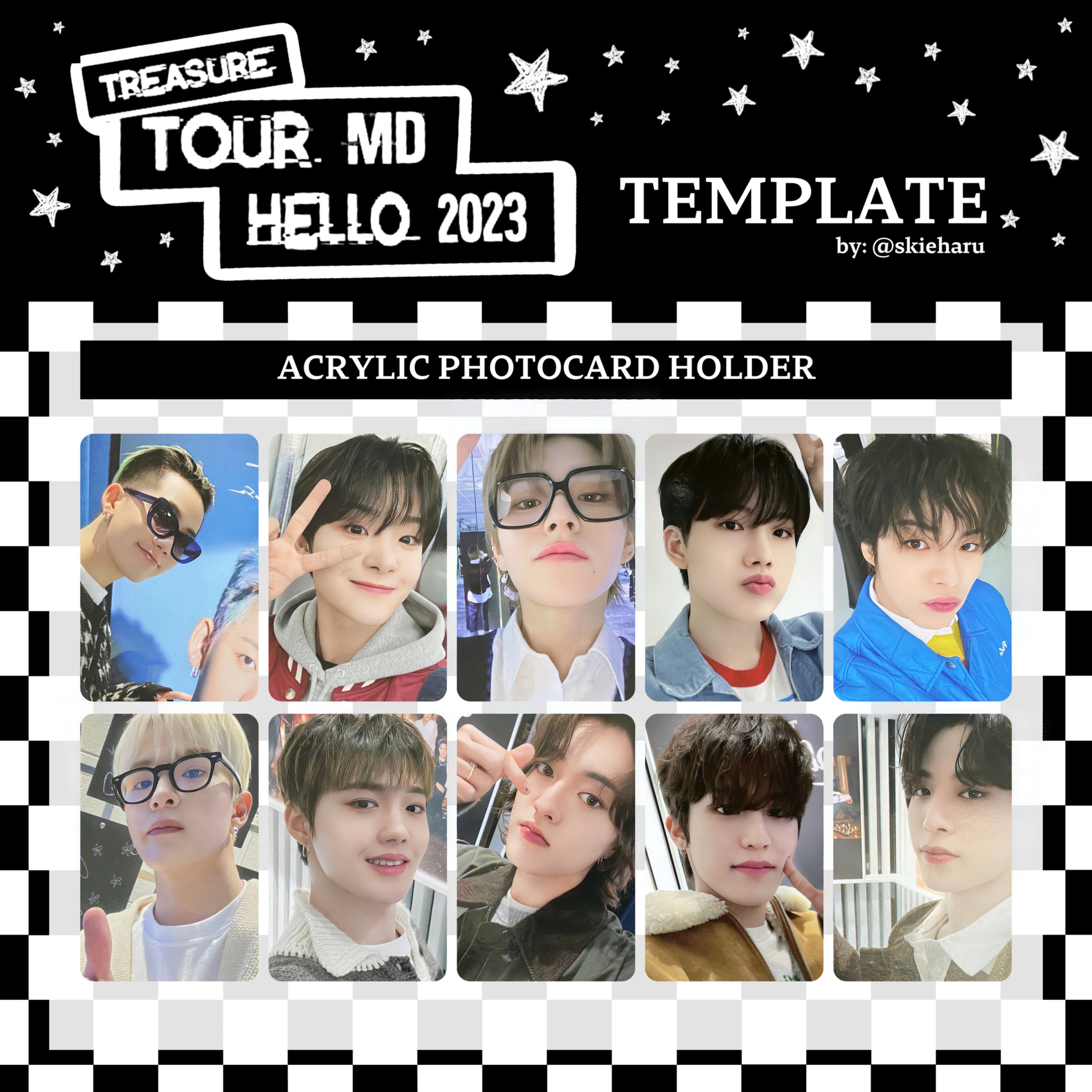 TREASURE周邊 花店 夜花園 HELLO 小卡