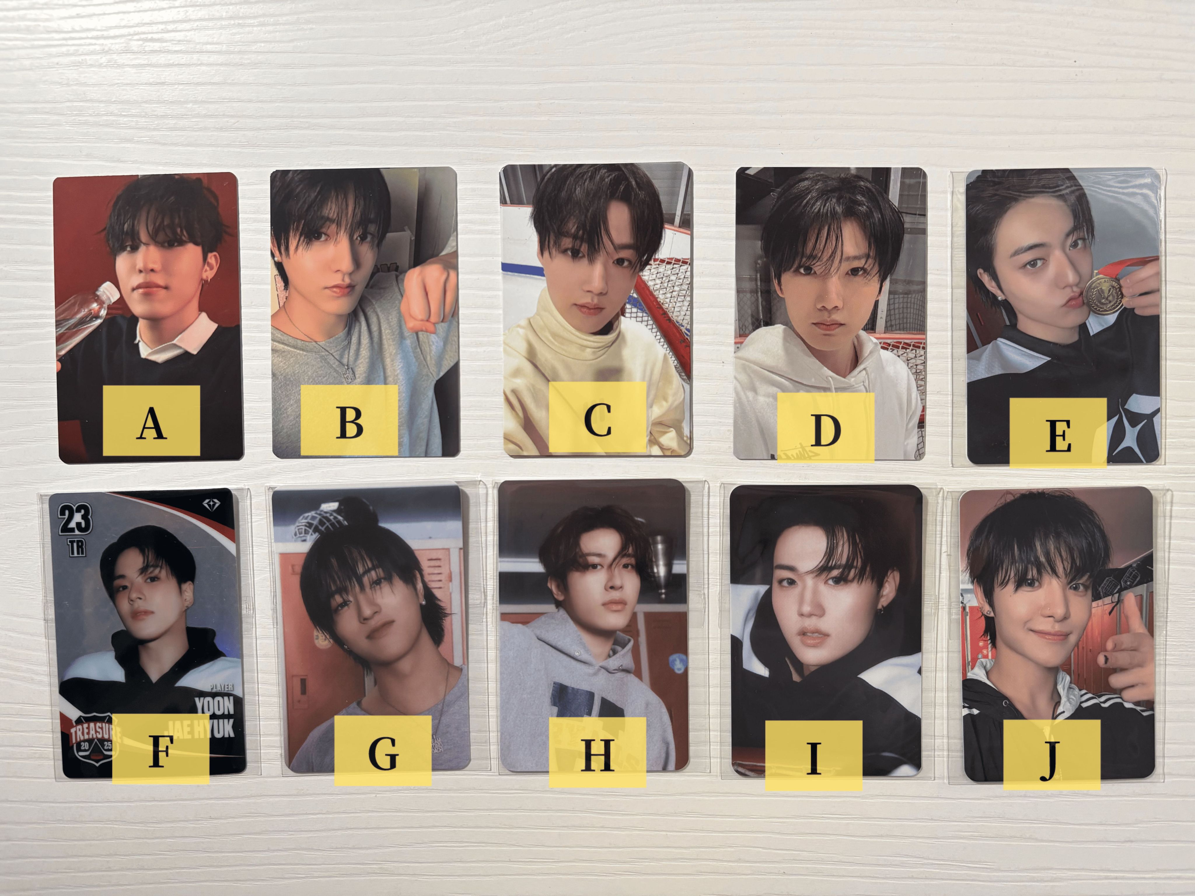 TEAM TREASURE系列 小卡 特典