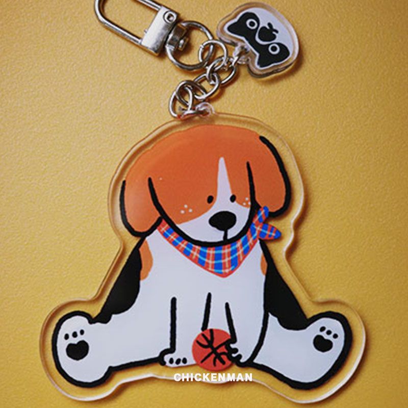 8x8 大頭雙面寵物keyring （賣完斷貨）